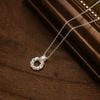  BAKED CIRCLE NECKLACE (S) 