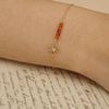  FLOWER GARNET BRACELET 
