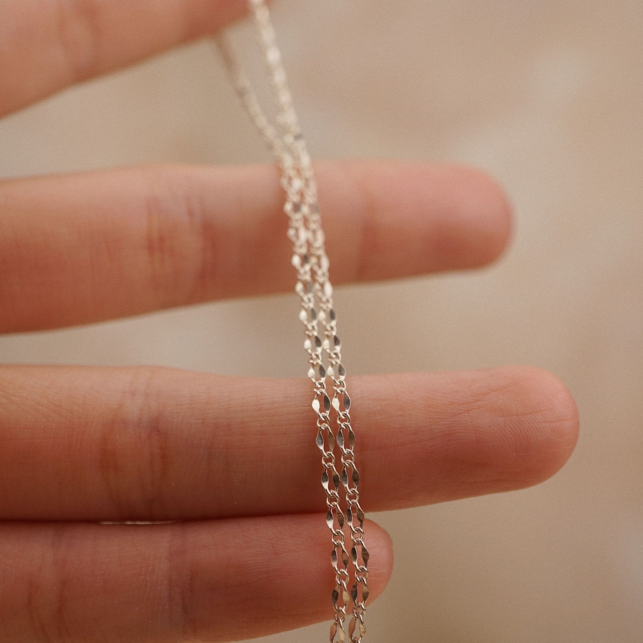  TWIST SERPENTINE CHAIN NECKLACE (S) 