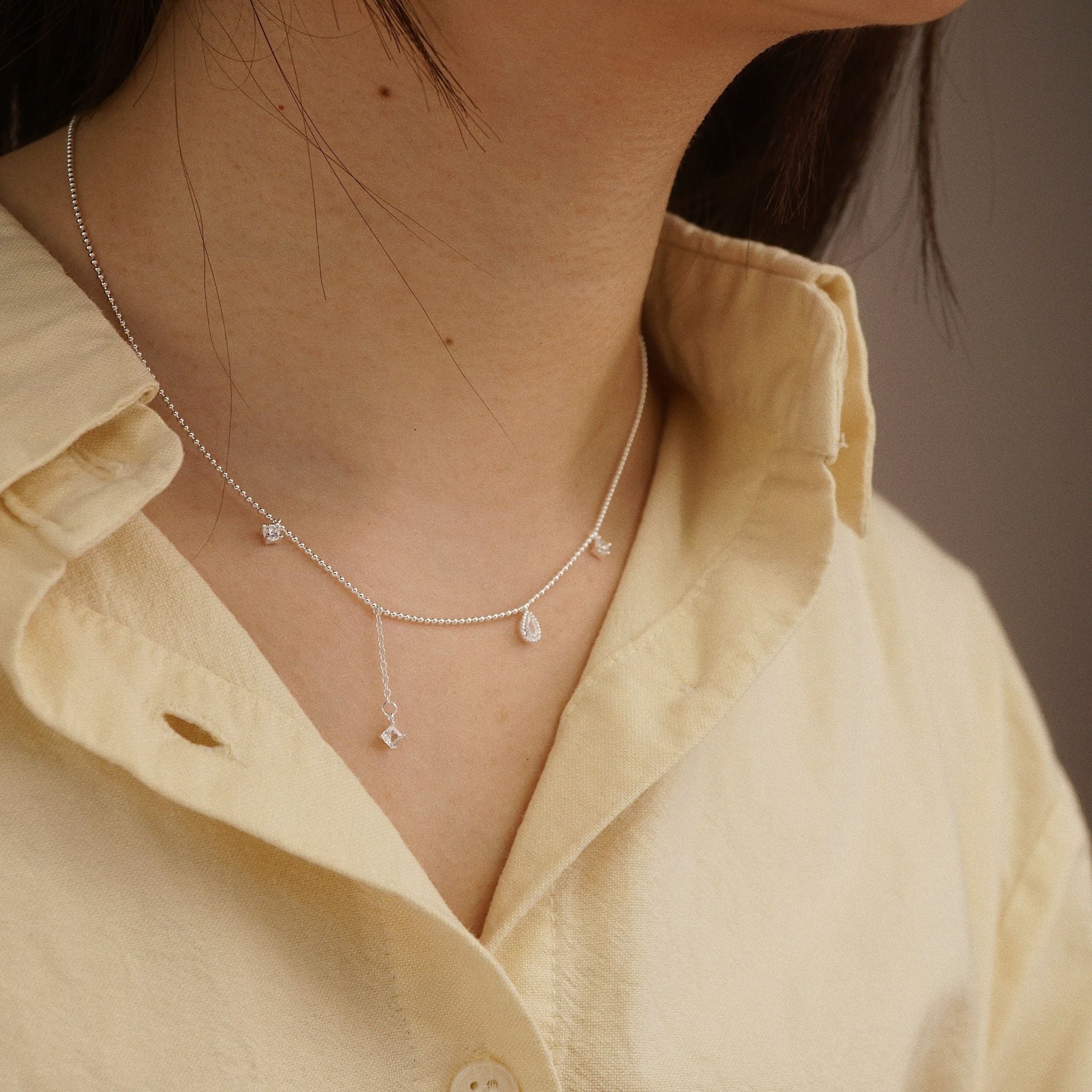  SPARKLE BEADED NECKLACE (S) 