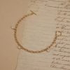  TRIO PEARL TOGGLE CLASP OVAL CABLE BRACELET 
