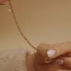  TRIO PEARL TOGGLE CLASP OVAL CABLE BRACELET 