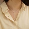  PUFF HEART LARIAT NECKLACE (S) 