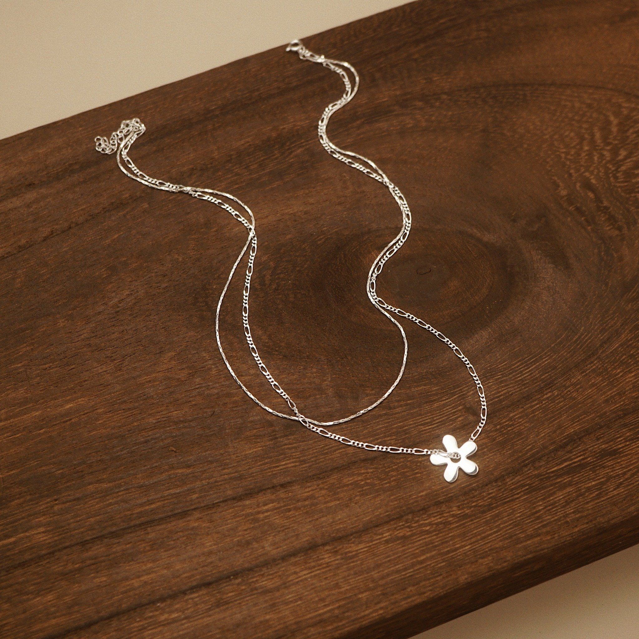 DAISY DUO CHAIN LAYER NECKLACE (S) 