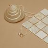  STONE SHELL BABY PEARL CHOKER NECKLACE 