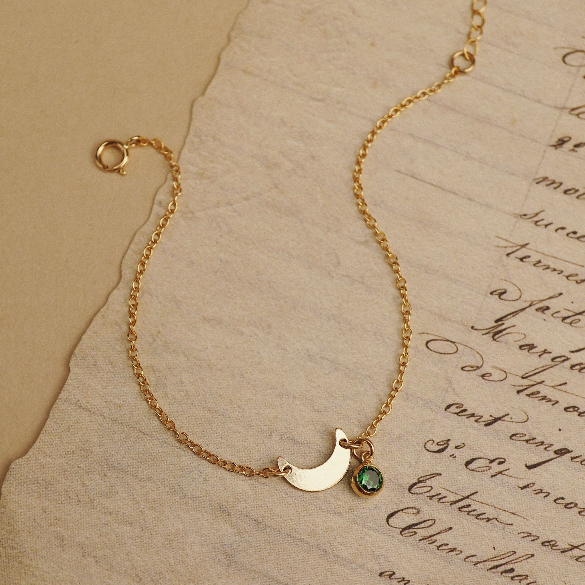  STONE - CRESCENT BRACELET 