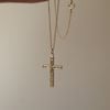  CROSS PATTERN NECKLACE 