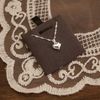  PUFF HEART SINGAPORE ADJUST NECKLACE (S) 