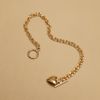  PUFF HEART - TOGGLE CLASP DOUBLE OVAL BRACELET 