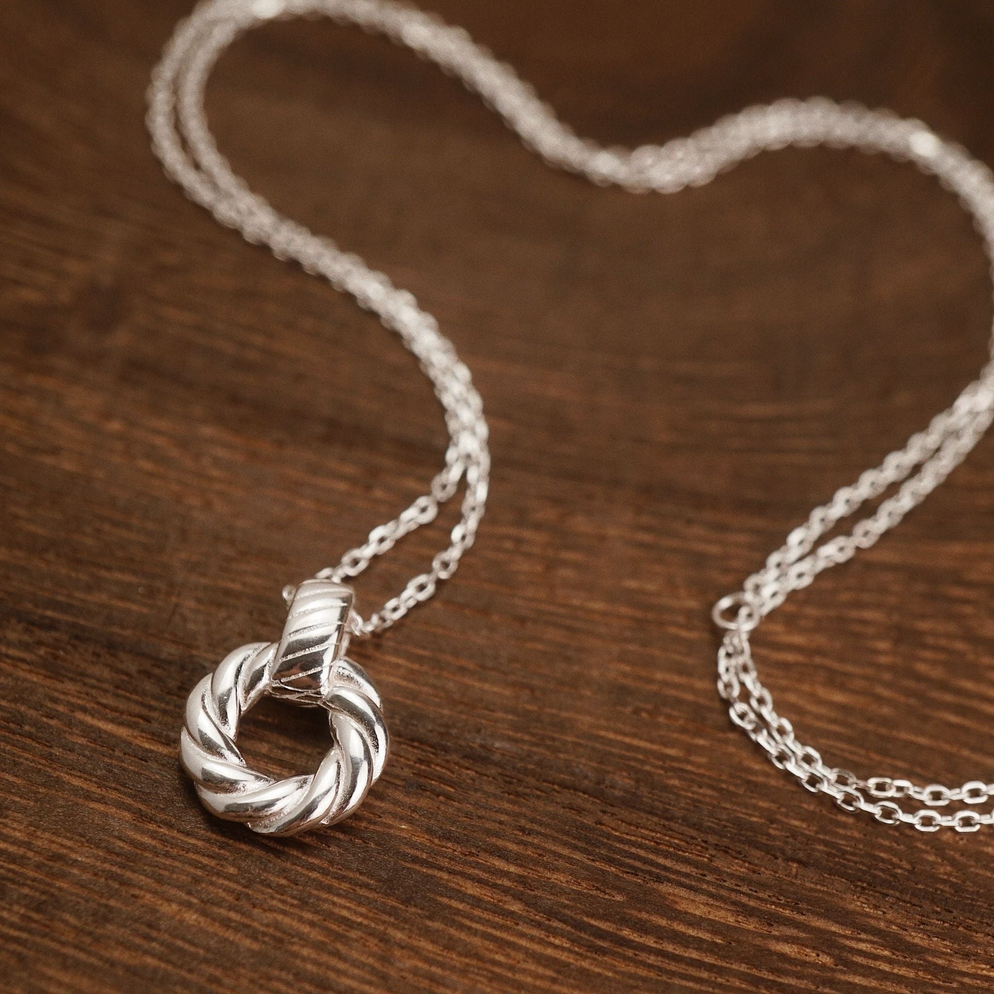  BAKED CIRCLE NECKLACE (S) 