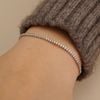  PAVE BAR MINI VENETIAN BOX CHAIN BRACELET (S) 