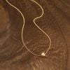  RUBIC SQUARE MINI CURB NECKLACE 