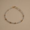  ROUND AQUAMARINE STONE BRACELET 