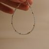  ROUND AQUAMARINE STONE BRACELET 
