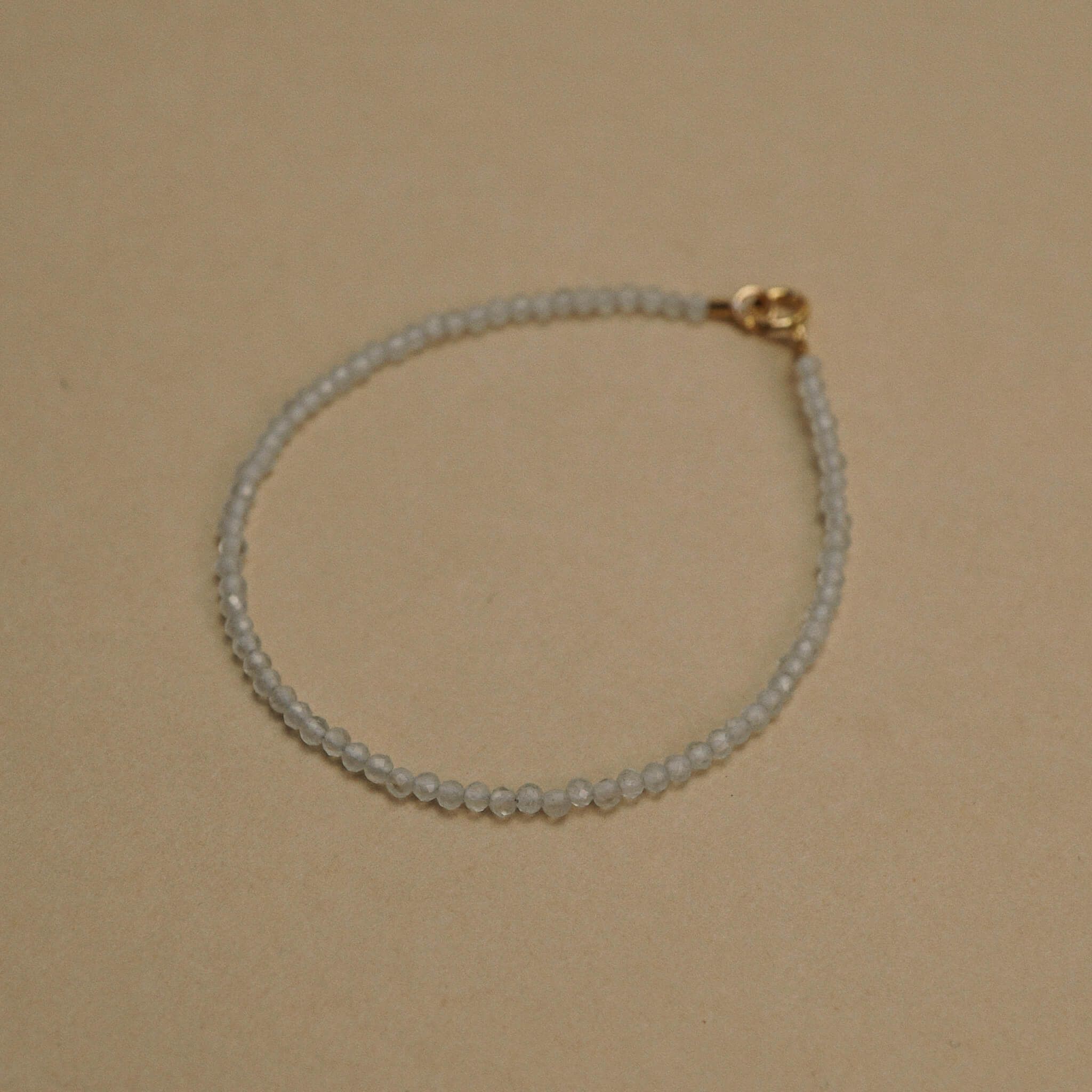  ROUND AQUAMARINE STONE BRACELET 