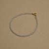  ROUND AQUAMARINE STONE BRACELET 