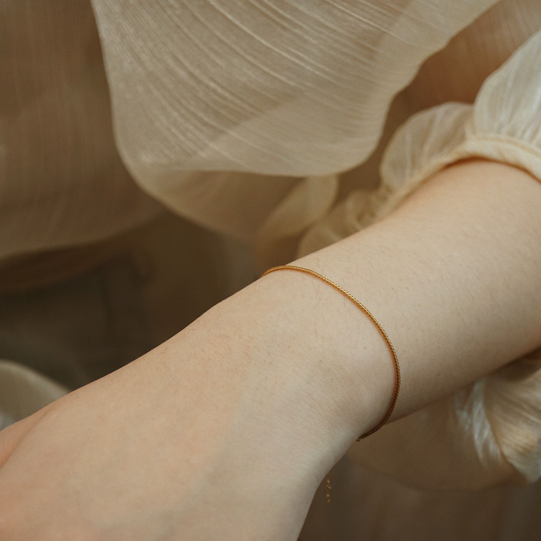  FOXTAIL CHAIN BRACELET 