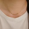  MORSE CODE MINI CURB NECKLACE 