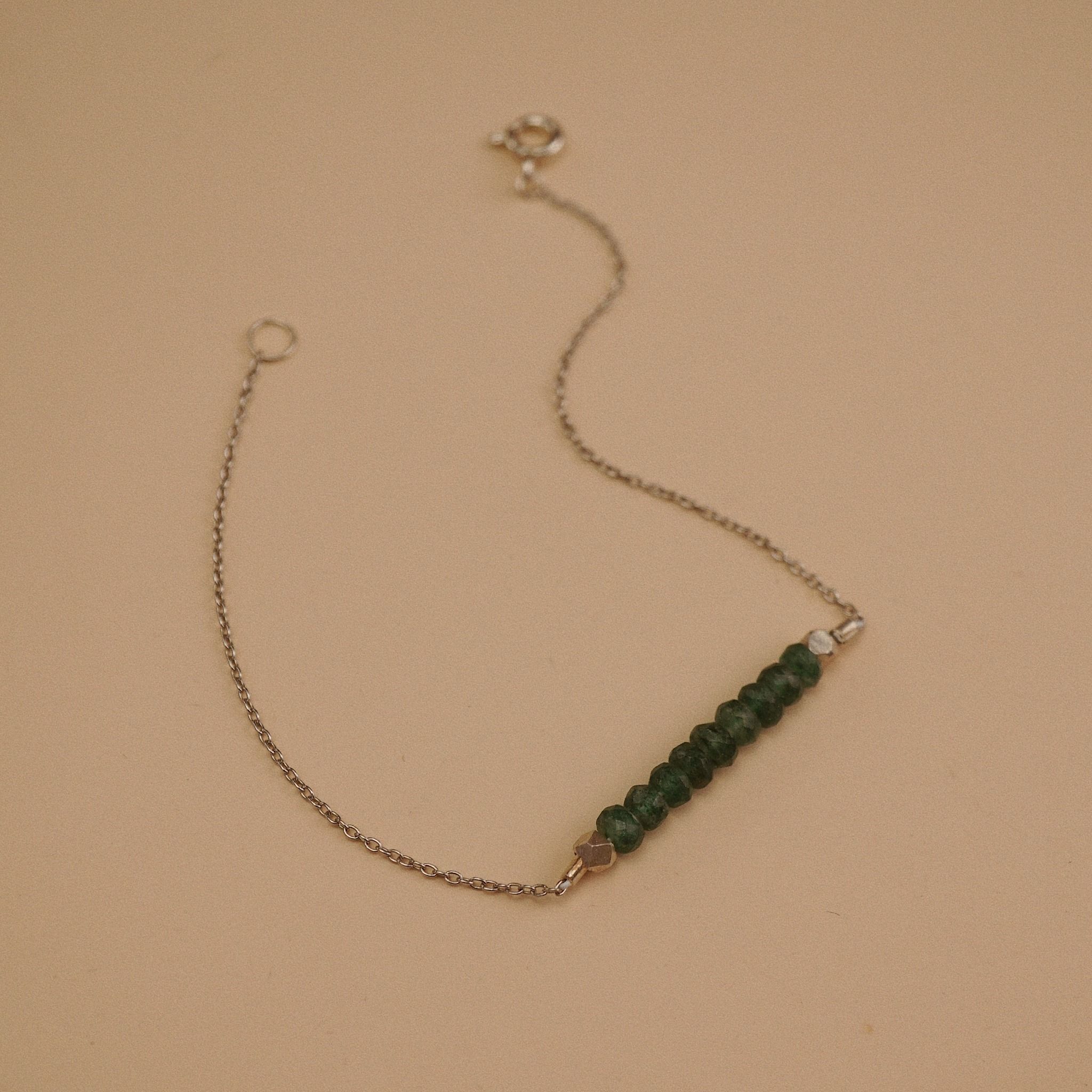  EMERALD STONE BAR SUNDANCE BRACELET (S) 