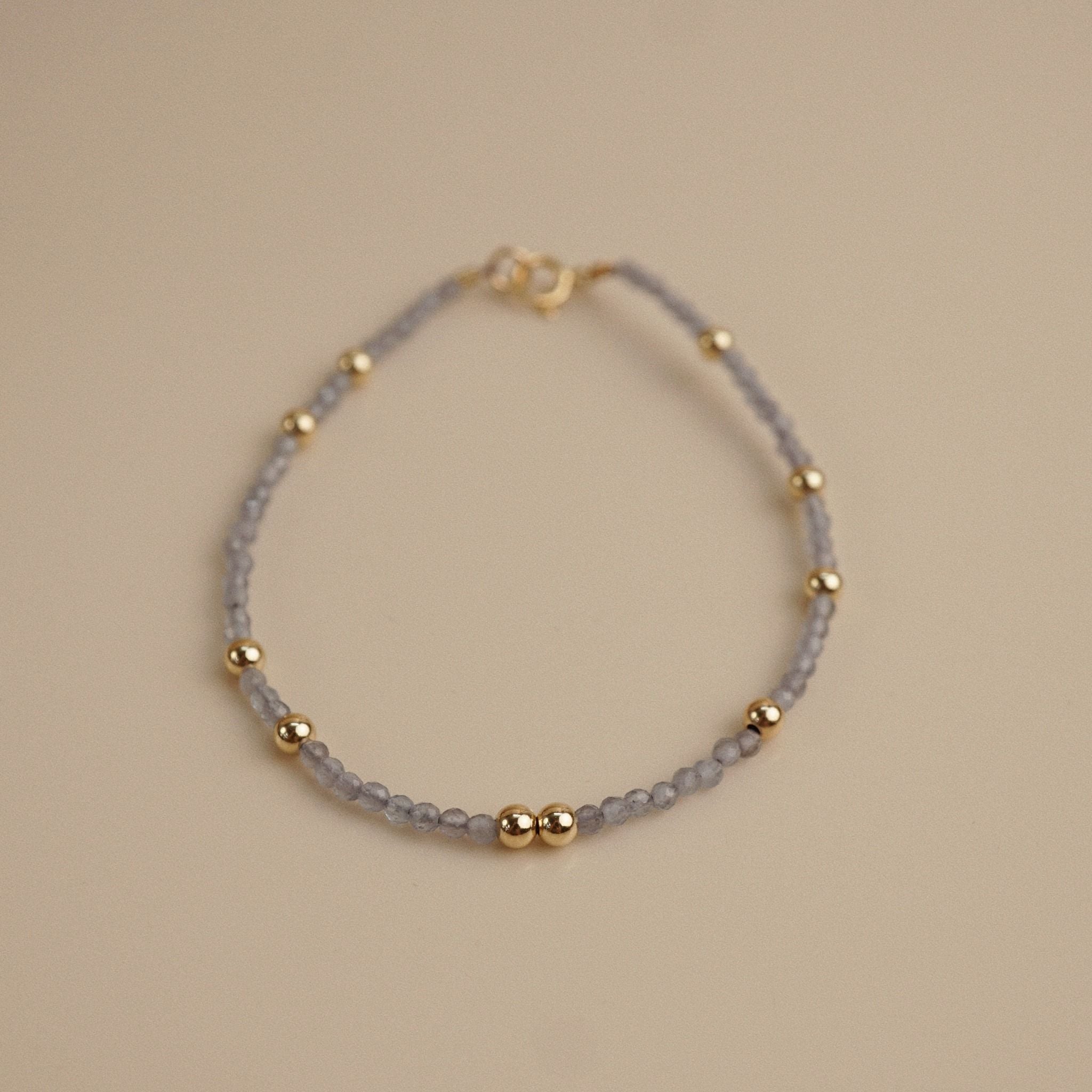  ROUND AMETHYST STONE BRACELET 