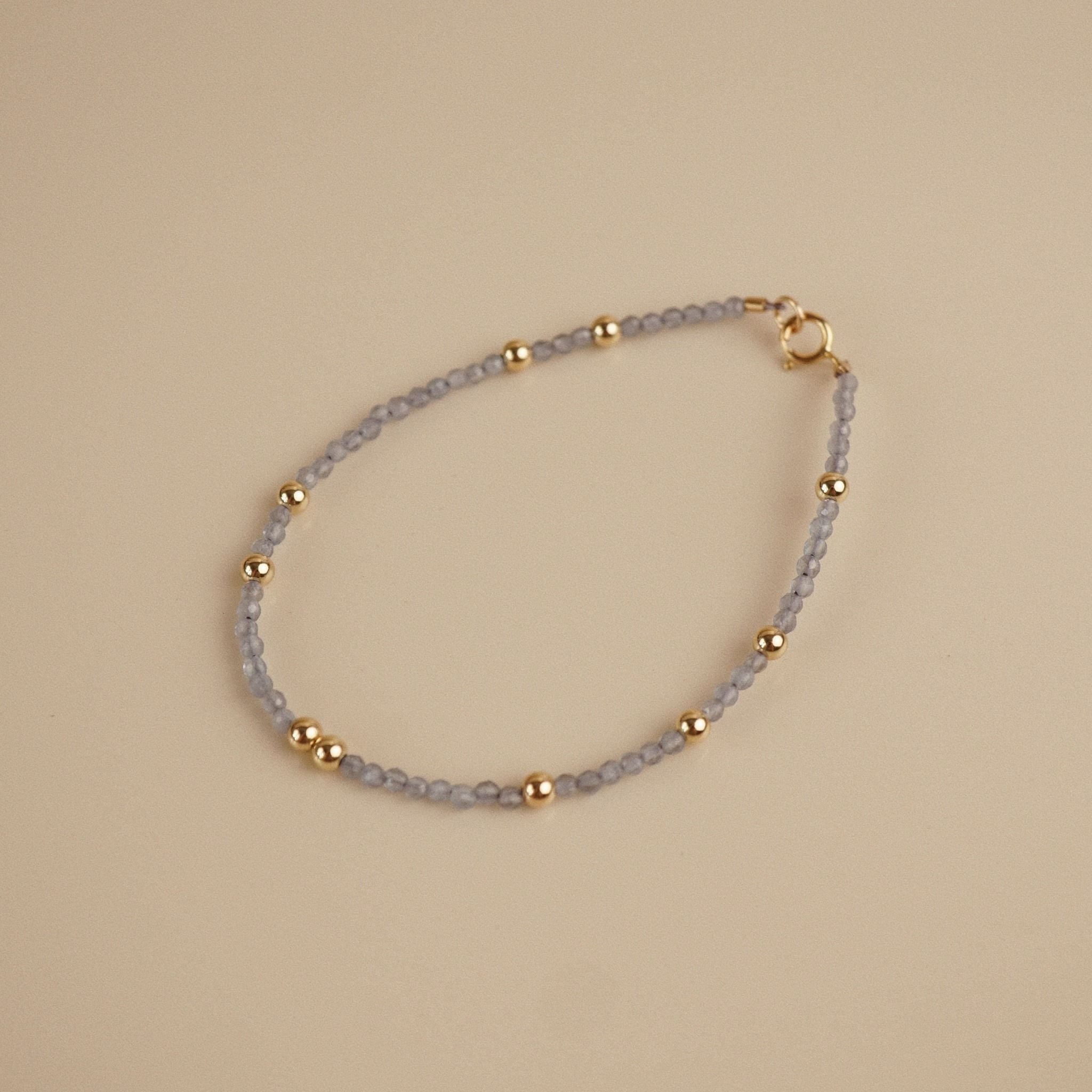 ROUND AMETHYST STONE BRACELET 