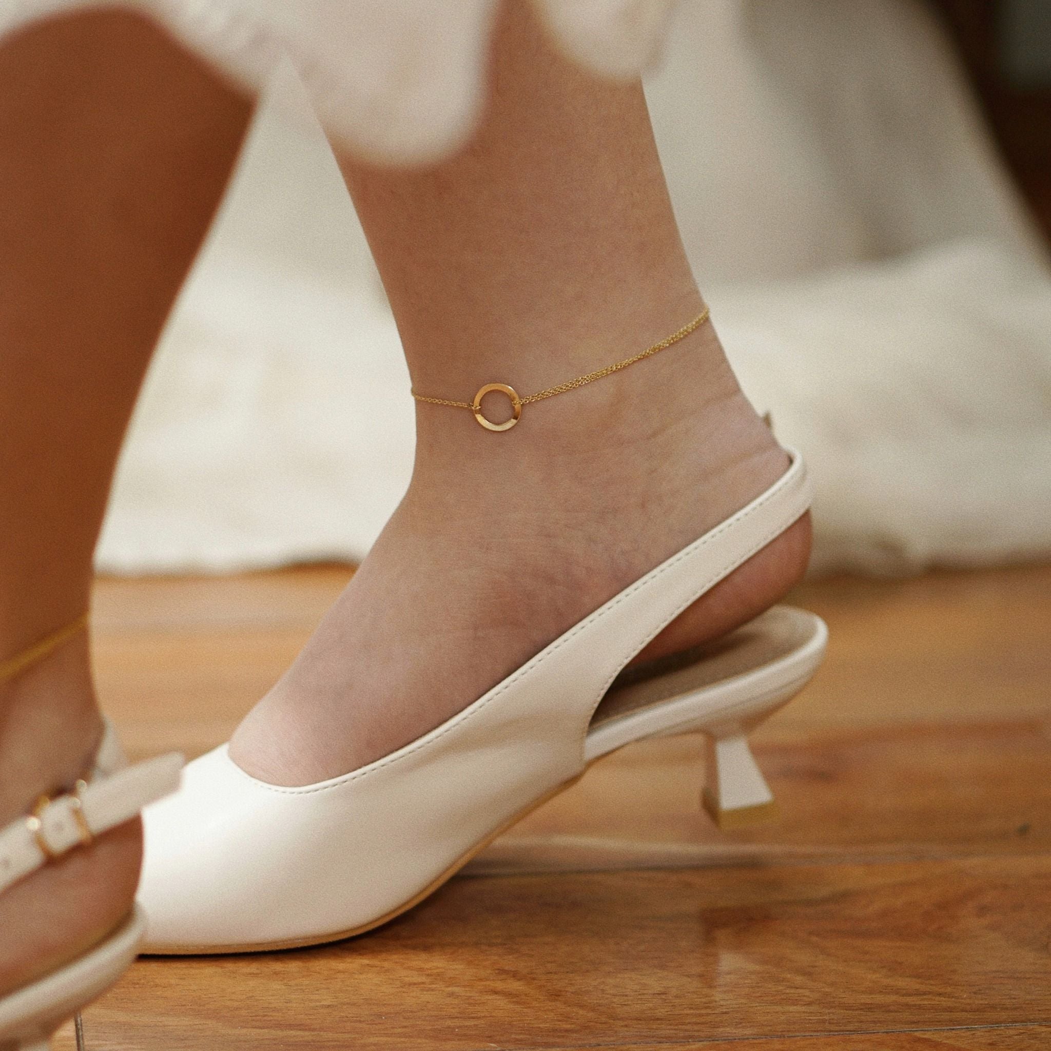  FULFILLMENT DOUBLE CHAIN ANKLET 