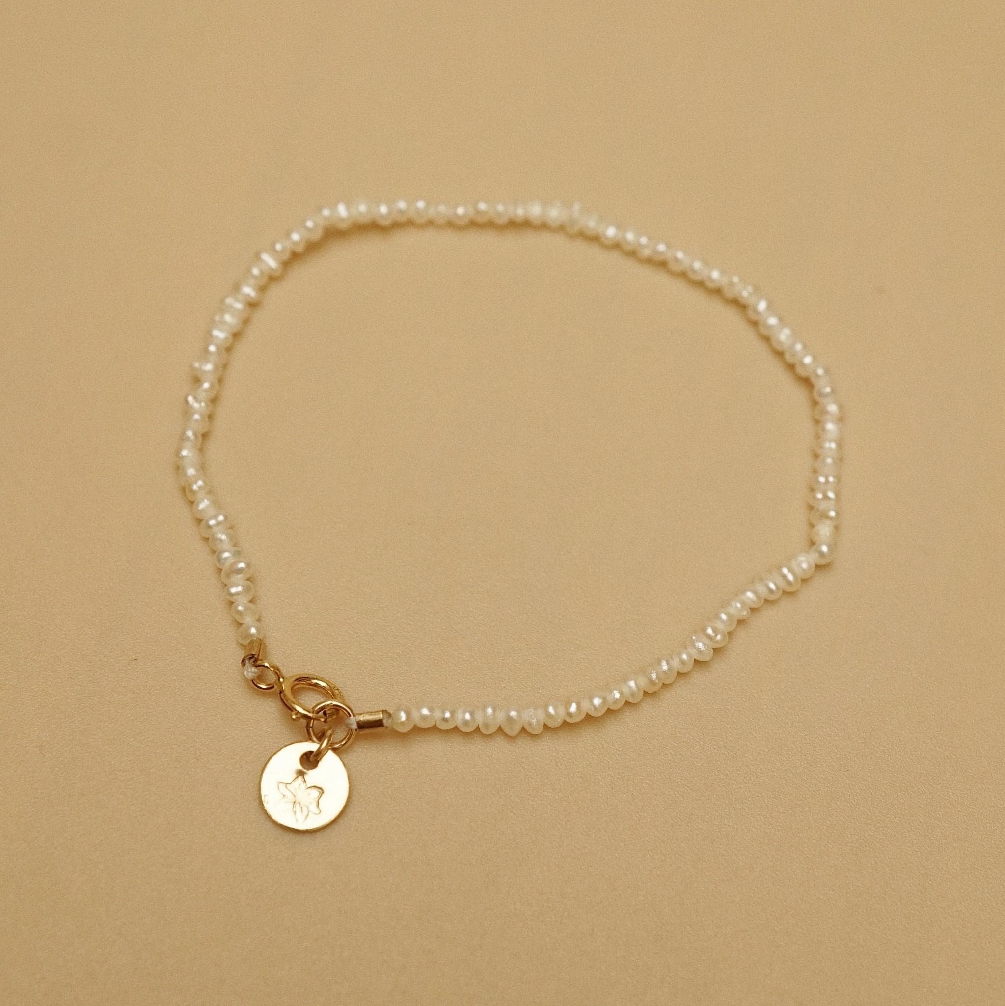  MINI DISC - BABY PEARL BRACELET 
