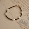 OBSIDIAN MIX PEARL BRACELET 