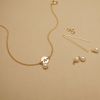  ROUND LETTER LINK - PEARL BRACELET 