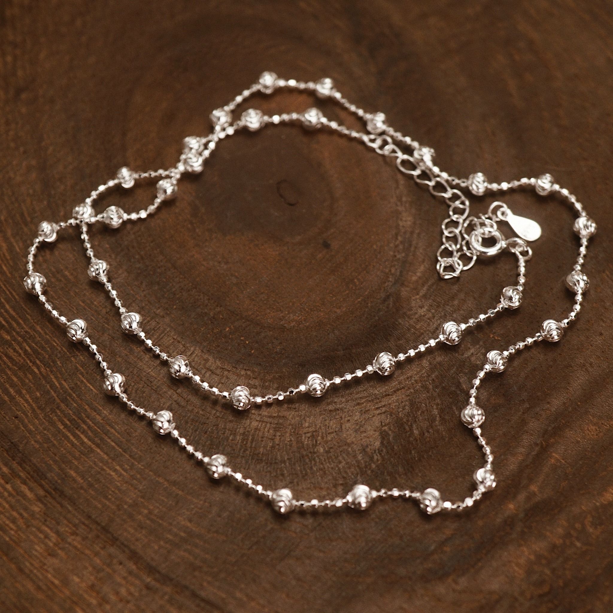  TINY SPARKLE BALL NECKLACE (S) 