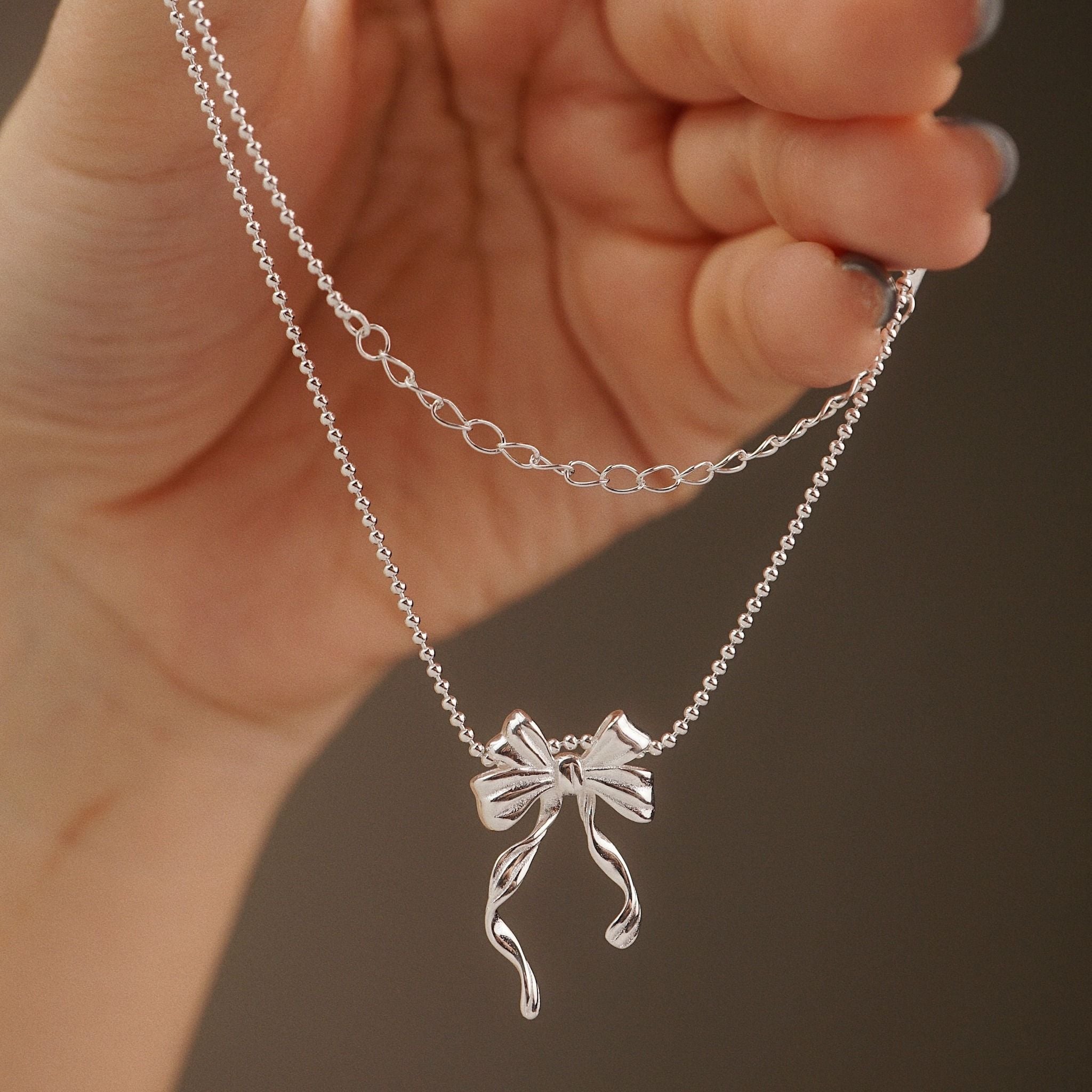  TIE DISCO BEADED NECKLACE (S) 
