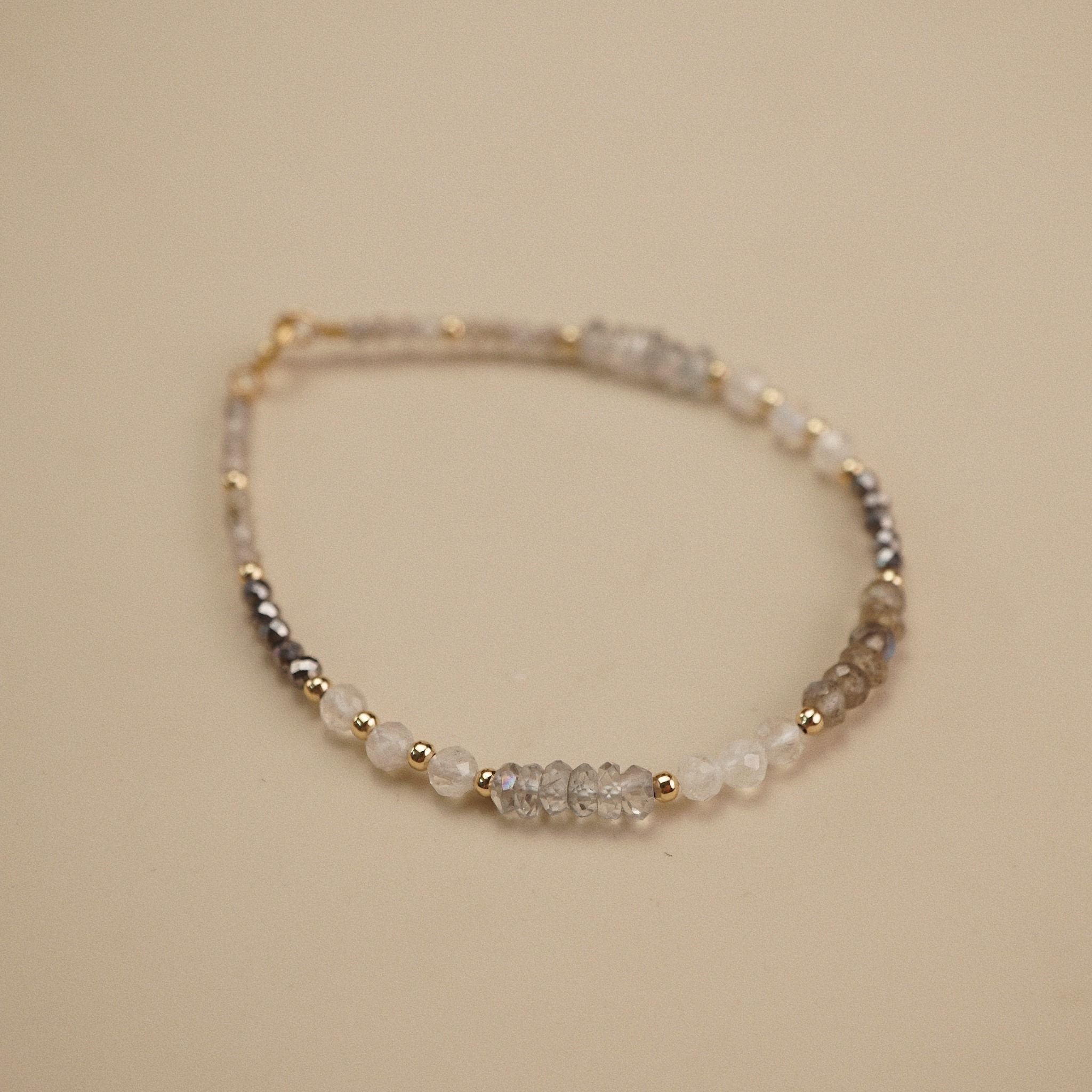  SILVER GREY PALETTE BRACELET 