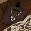  HEART HOLE MINI FIGARO NECKLACE (S) 