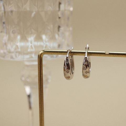 COSMIC CHUNKY HOOP EARRINGS