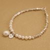  MINI DISC & BOLD PEARL SUNDANCE MIX ROUND PEARL BRACELET (S) 