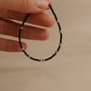  BLACK AGATE STONE BRACELET 