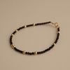  BLACK AGATE STONE BRACELET 