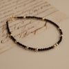  BLACK AGATE STONE BRACELET 