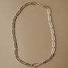  BOLD RECTANGLE CARABINER CHOKER NECKLACE (S) 