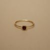  BOLD STONE SKINNY RING 