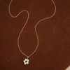  FLOWER PEARL NECKLACE 