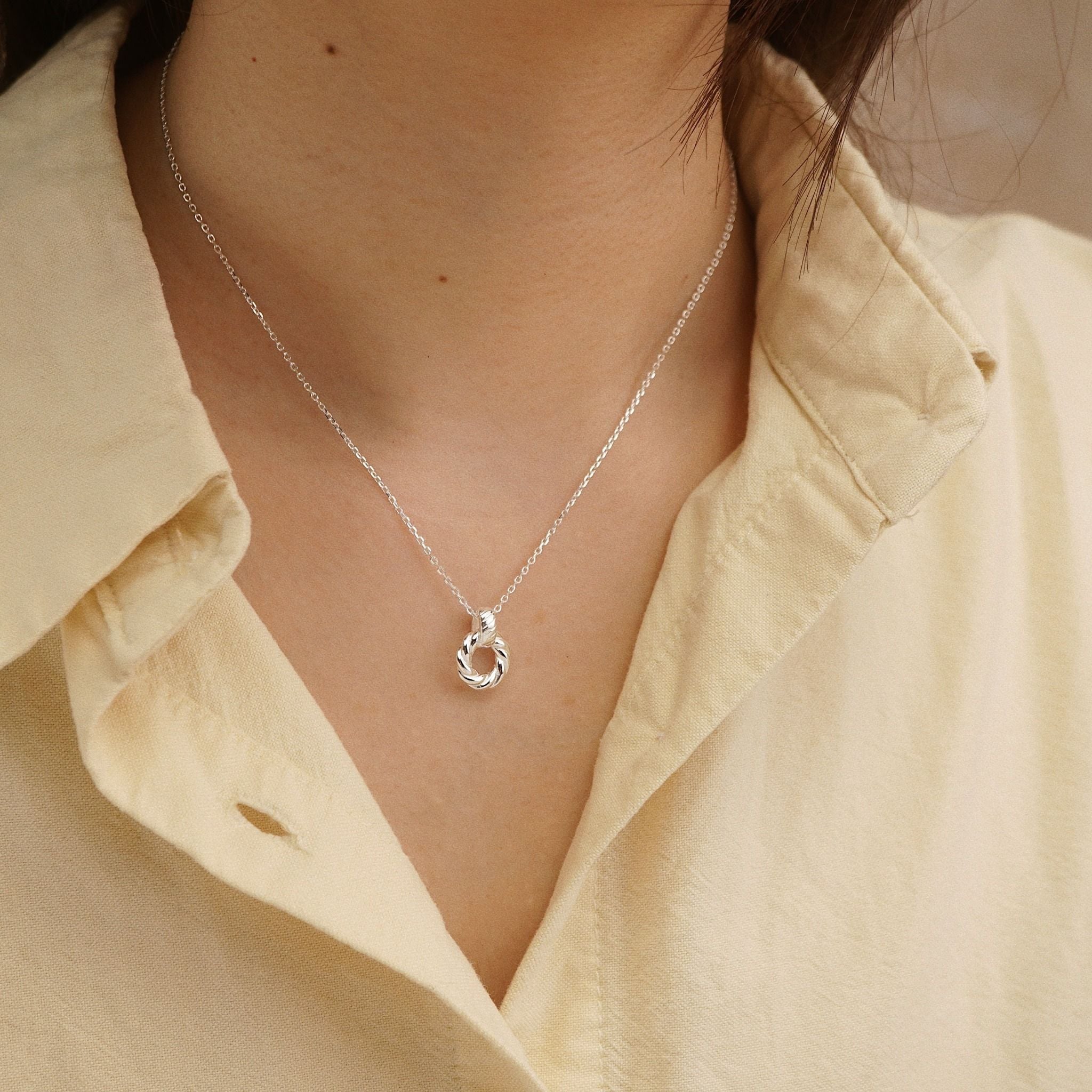  BAKED CIRCLE NECKLACE (S) 