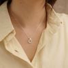  BAKED CIRCLE NECKLACE (S) 