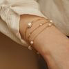 MIX PEARL STATION BRACELET 