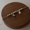  STONE SHELL BEADED BRACELET 
