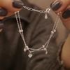  PUFF HEART DUO DOT CHAIN BRACELET (S) 