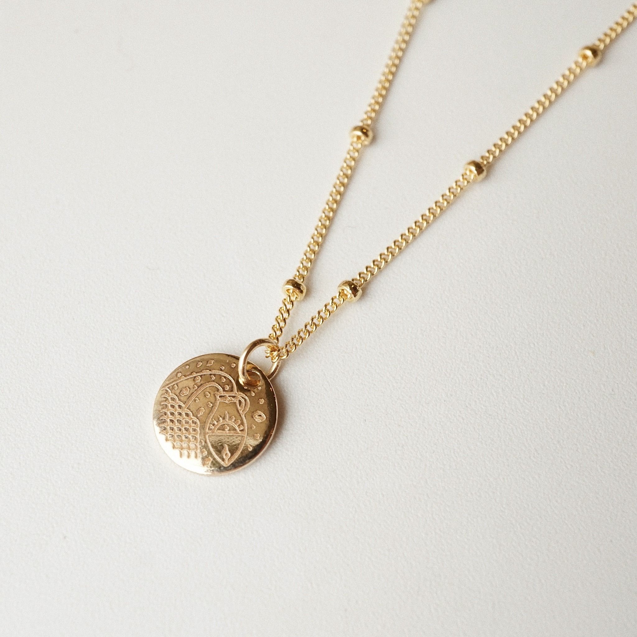  CLASSIC DISC SATELLITE NECKLACE 