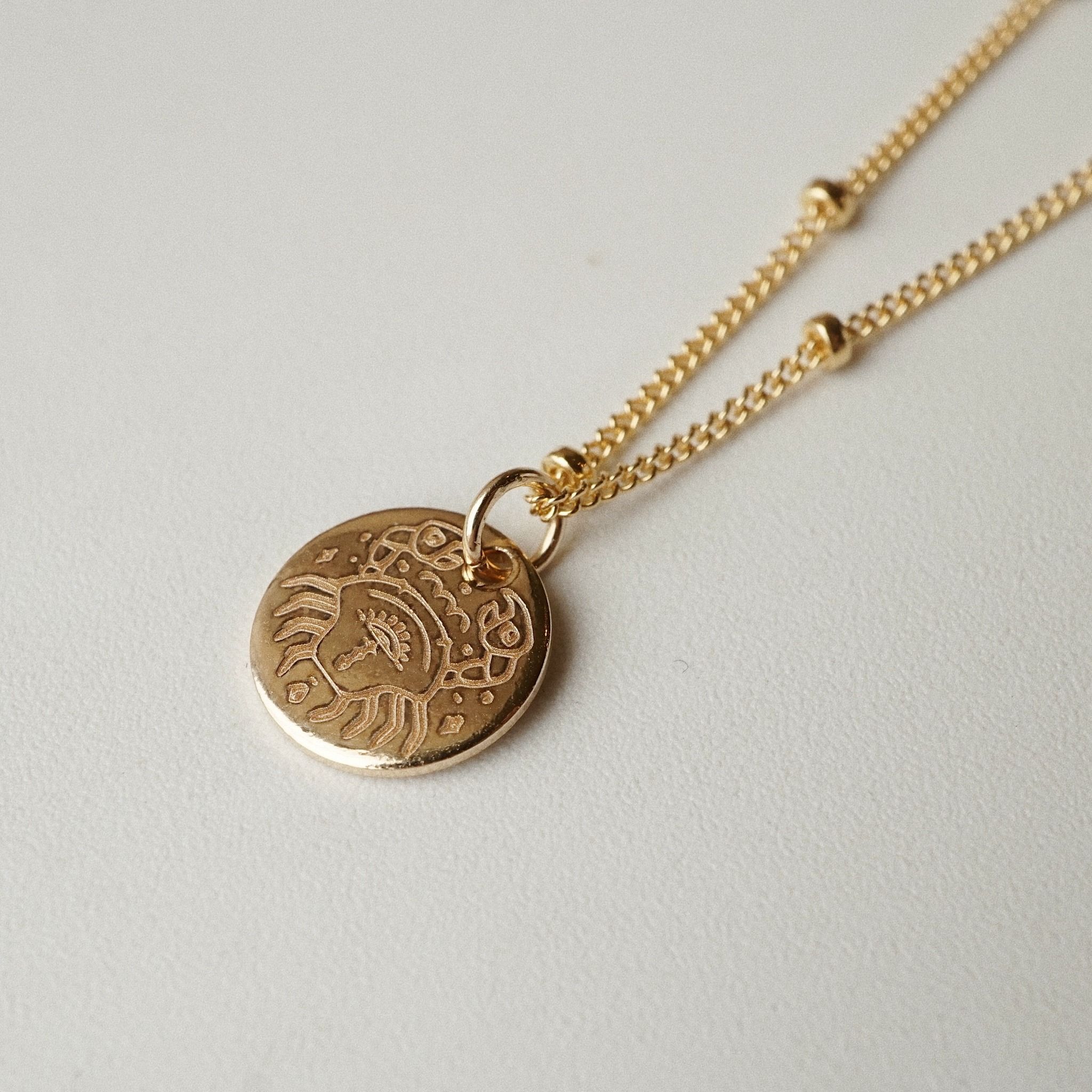  CLASSIC DISC SATELLITE NECKLACE 