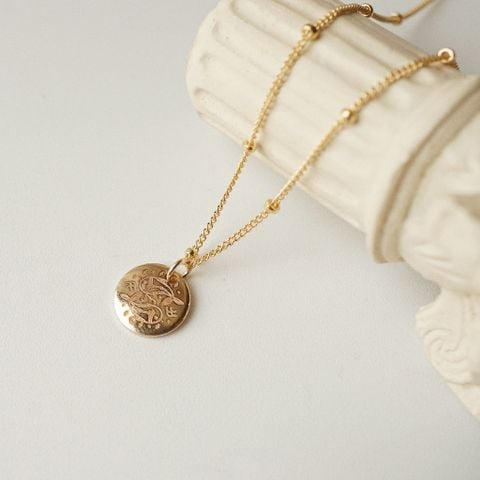 CLASSIC DISC SATELLITE NECKLACE