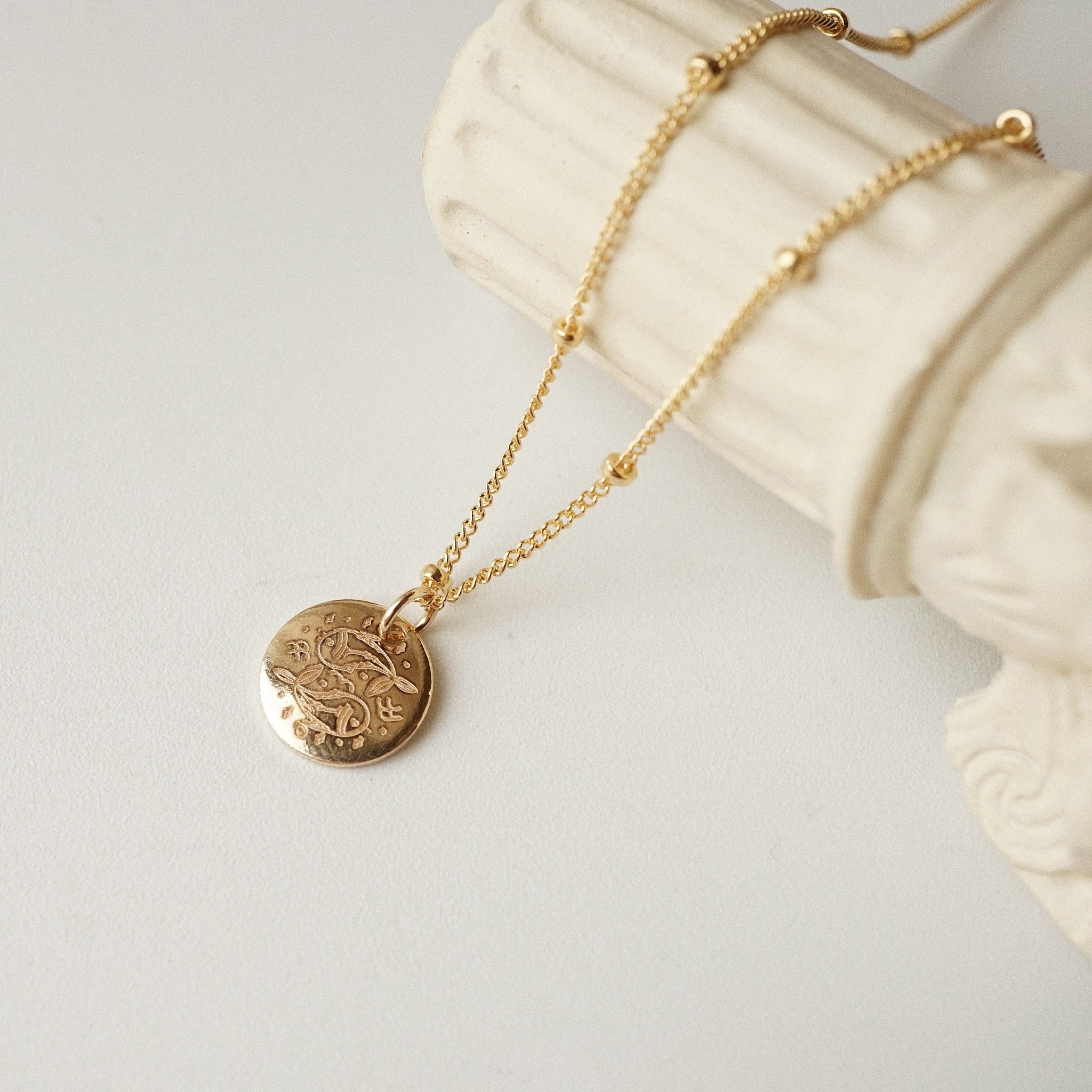  CLASSIC DISC SATELLITE NECKLACE 